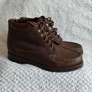 Vintage Cole Haan Women's Chestnut Lace Up Boots Size 8.5